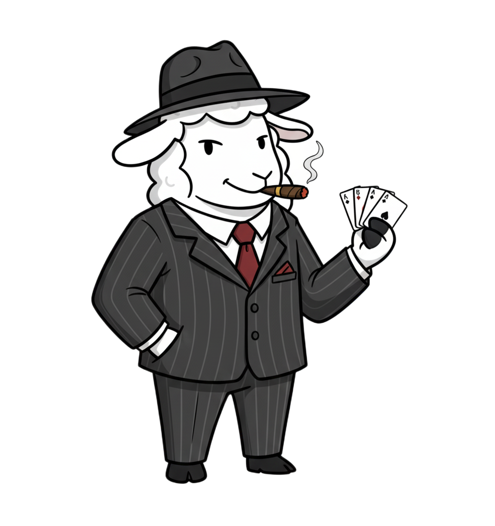 Stressed Sheep Mascot